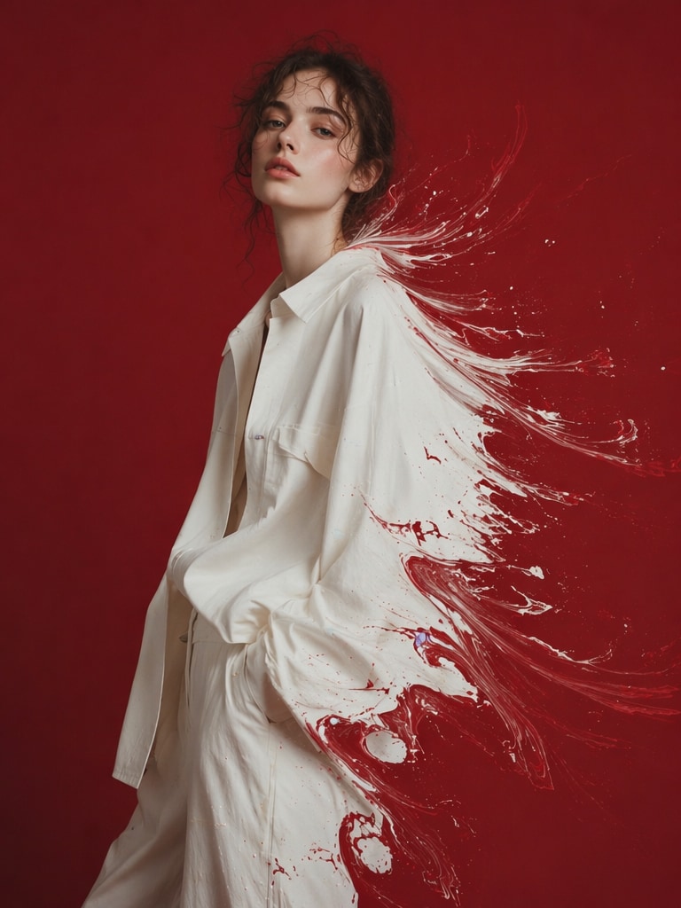 Streetwear AI Drip Poster dripping effect AI photo editing prompt