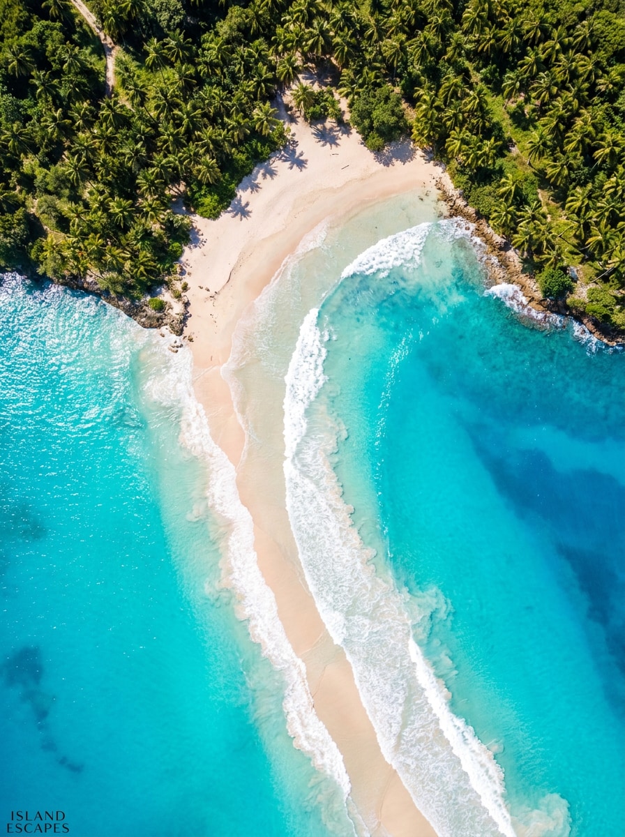 Drone View Coastline