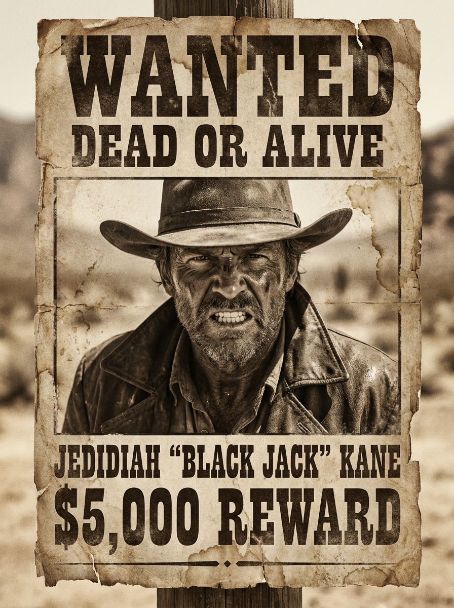 Dusty Gunslinger Close-Up