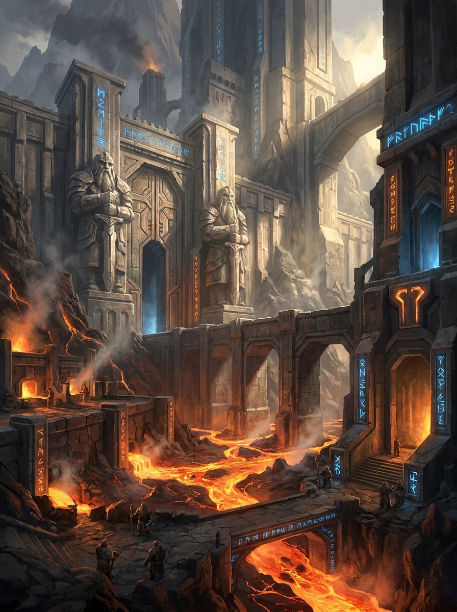 Dwarven Mountain City