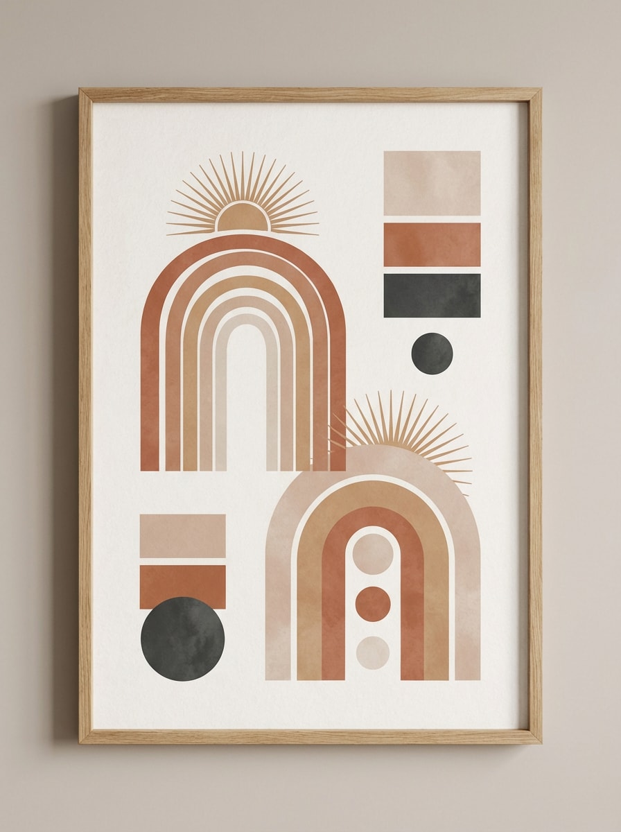 Earth Tone Arch Composition