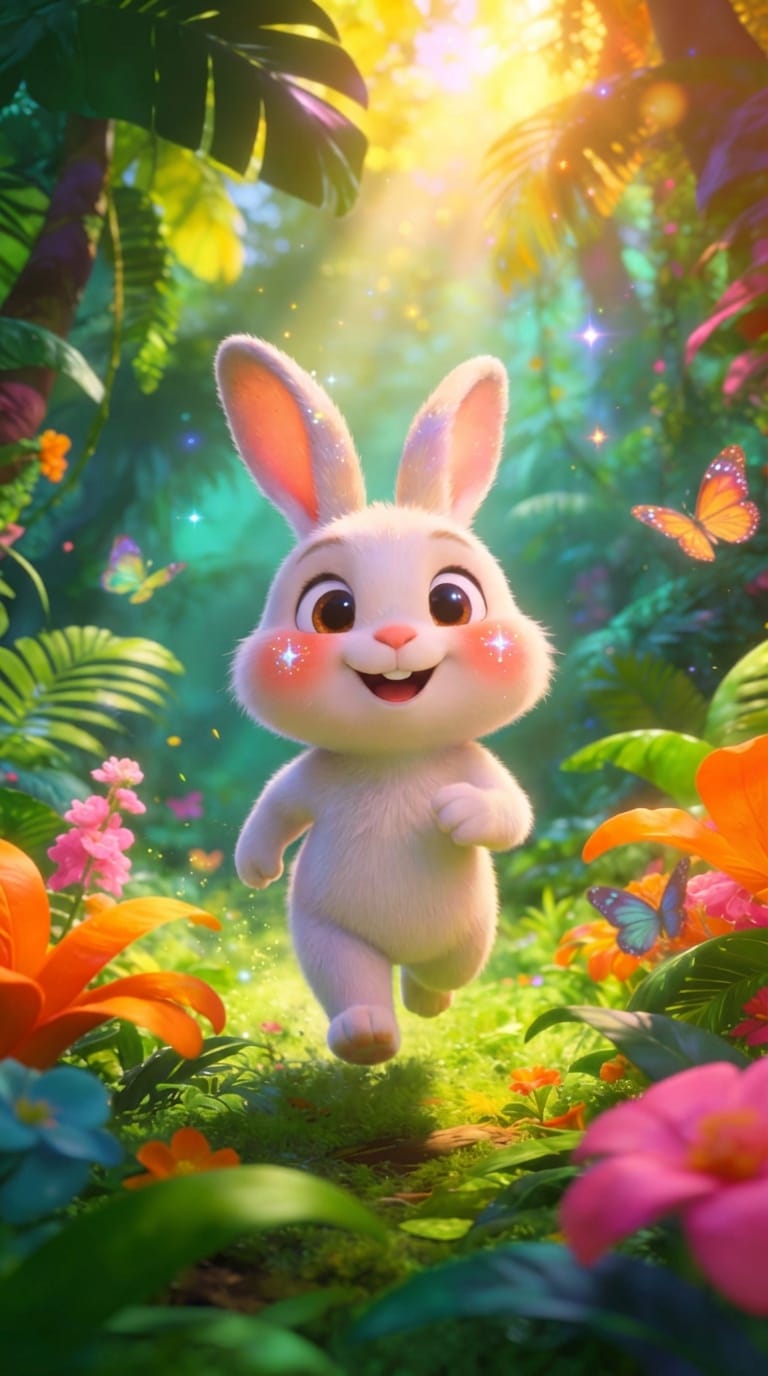 cute cartoon rabbit 
