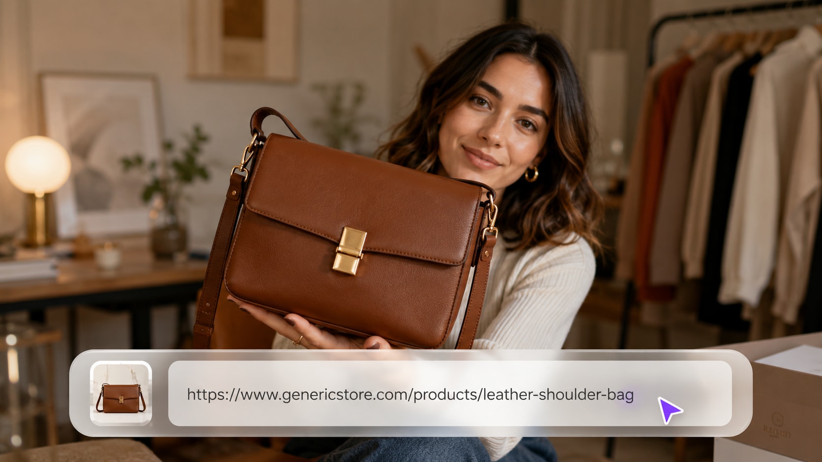 AI ecommerce video ad generator turning a product URL into multiple product video ads