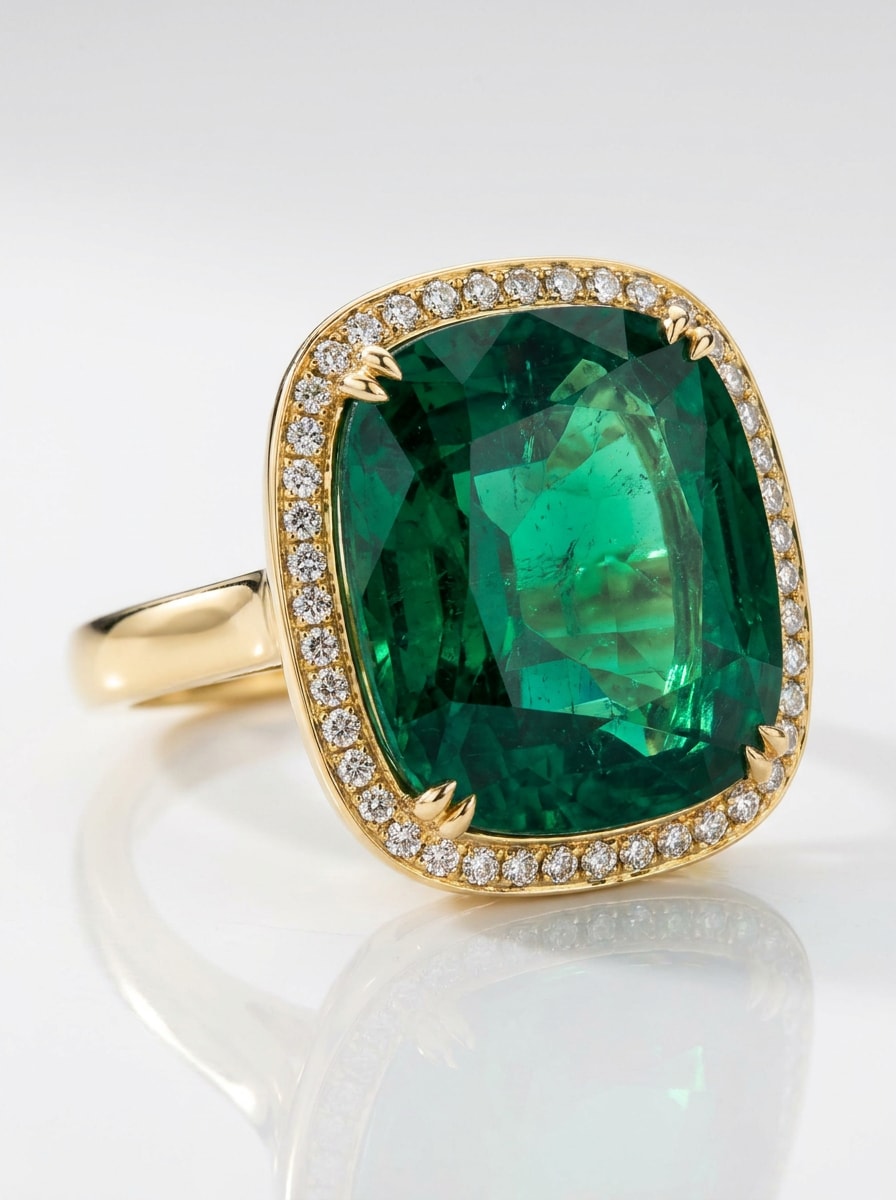 Emerald Statement Ring