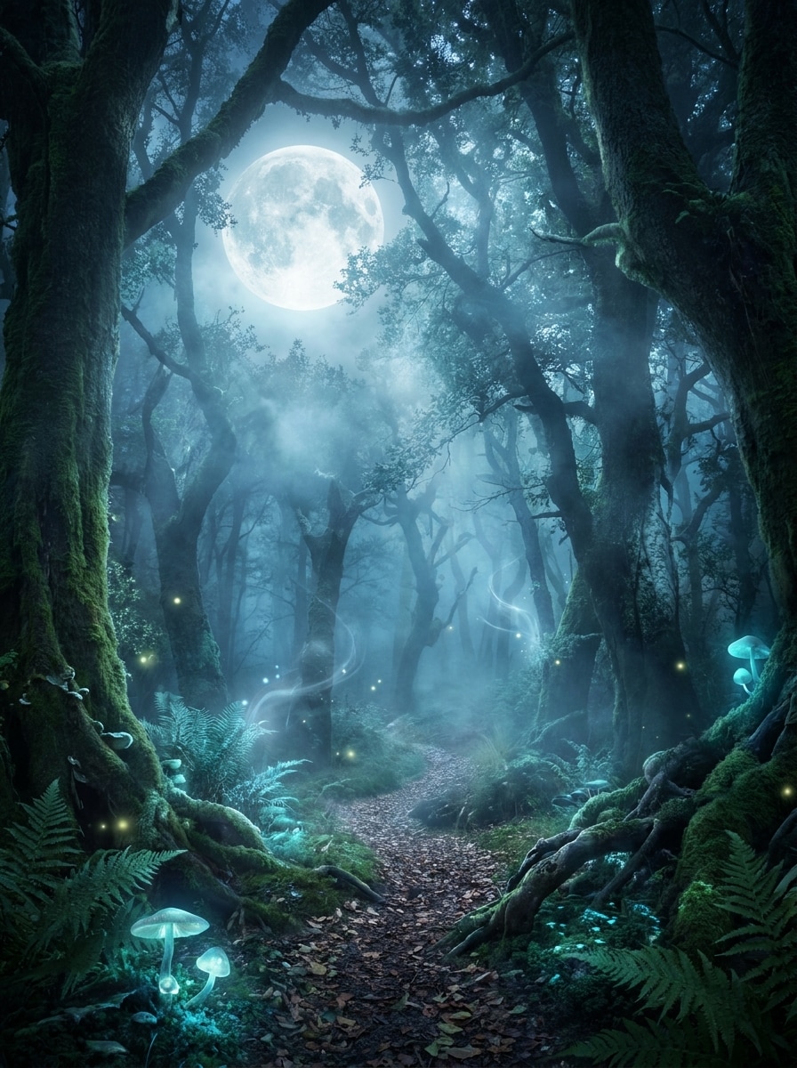 Enchanted Forest Moonlight