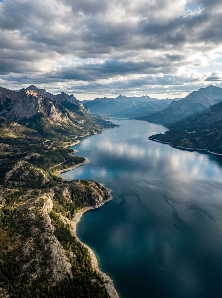 Epic Drone Lake View