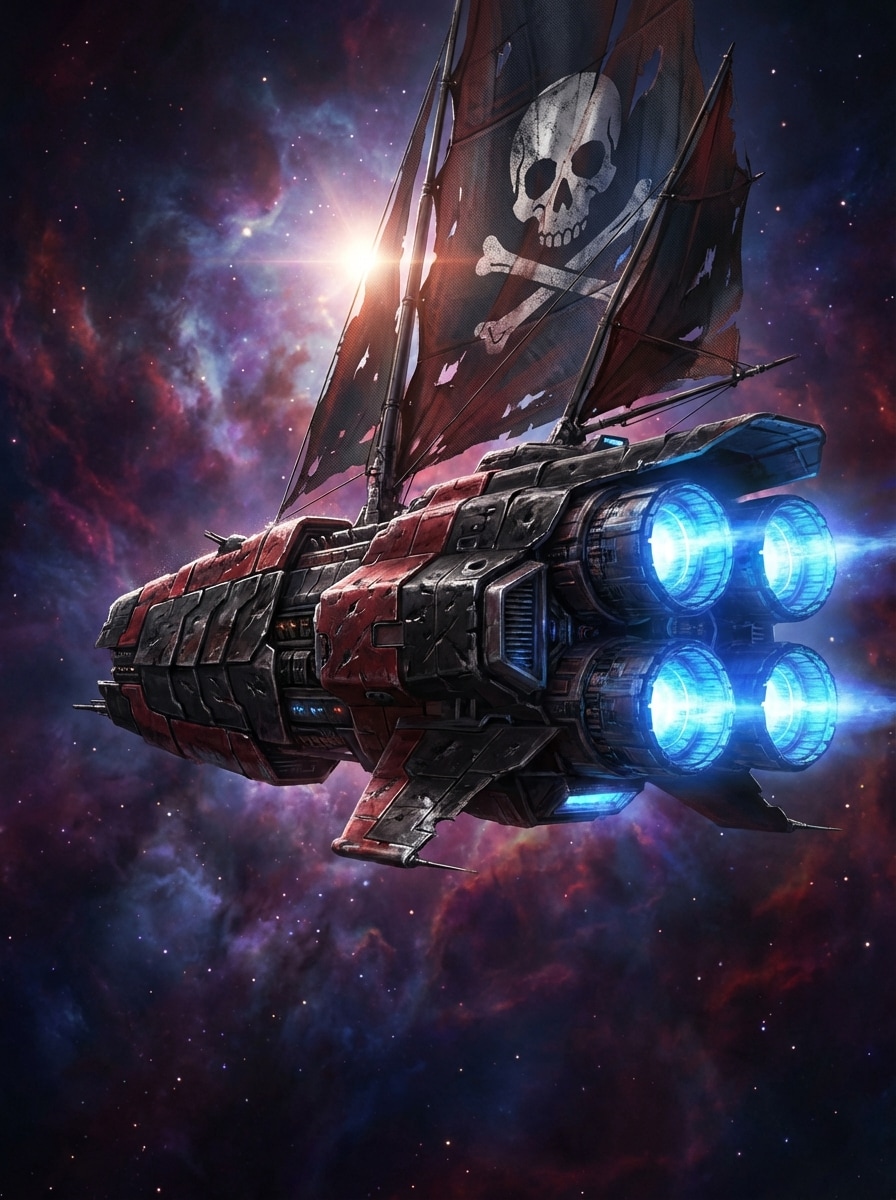 Epic Space Pirate Flagship