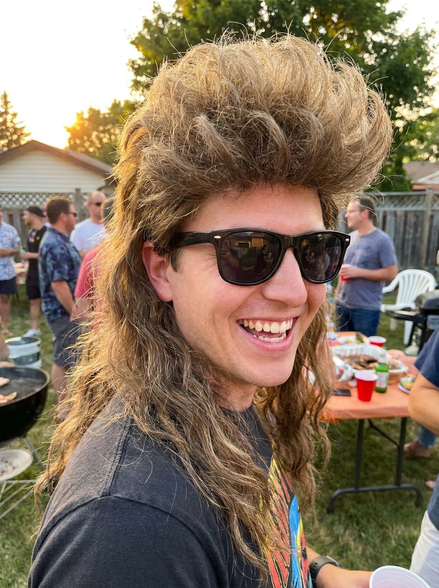 Extreme Party Mullet