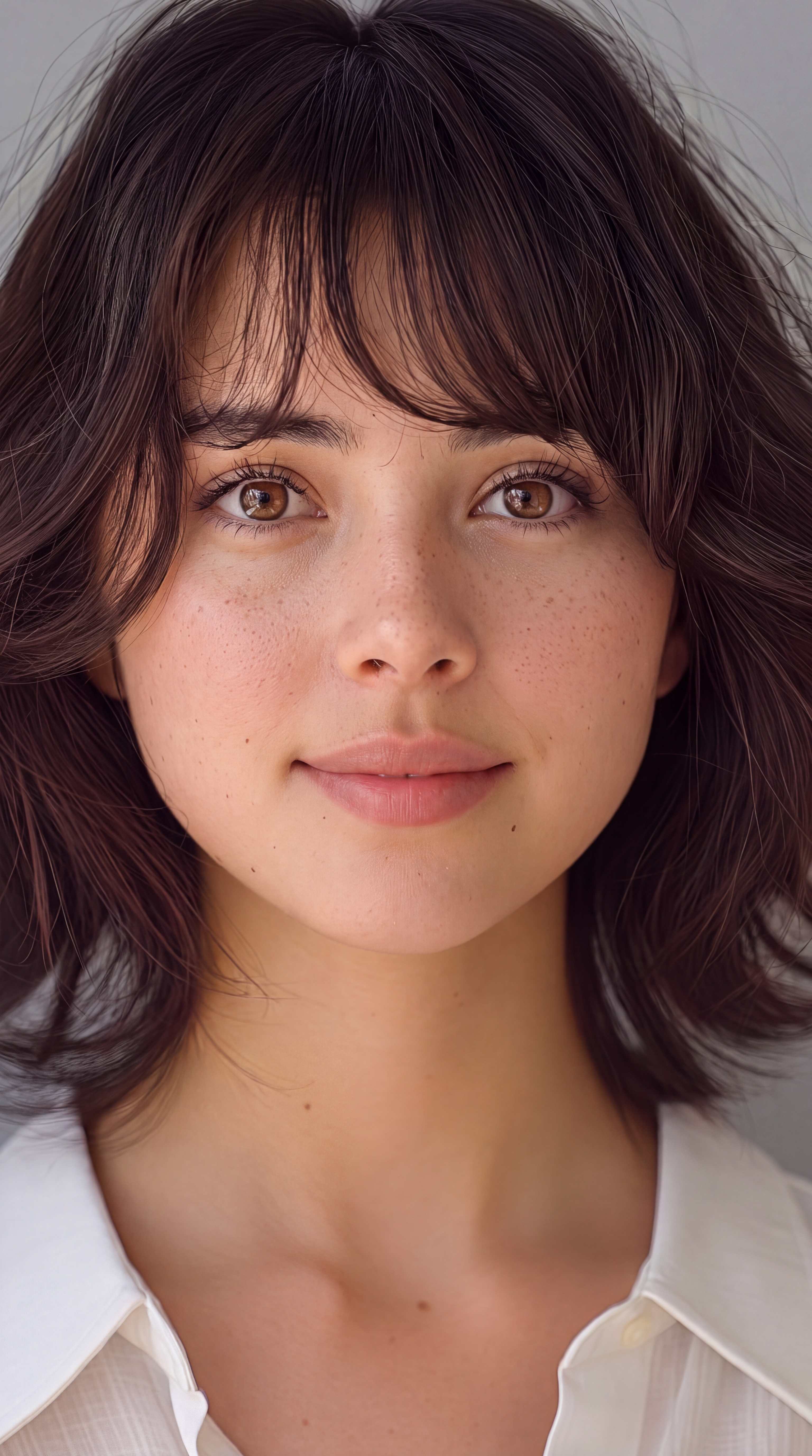 After eye bag removal photo