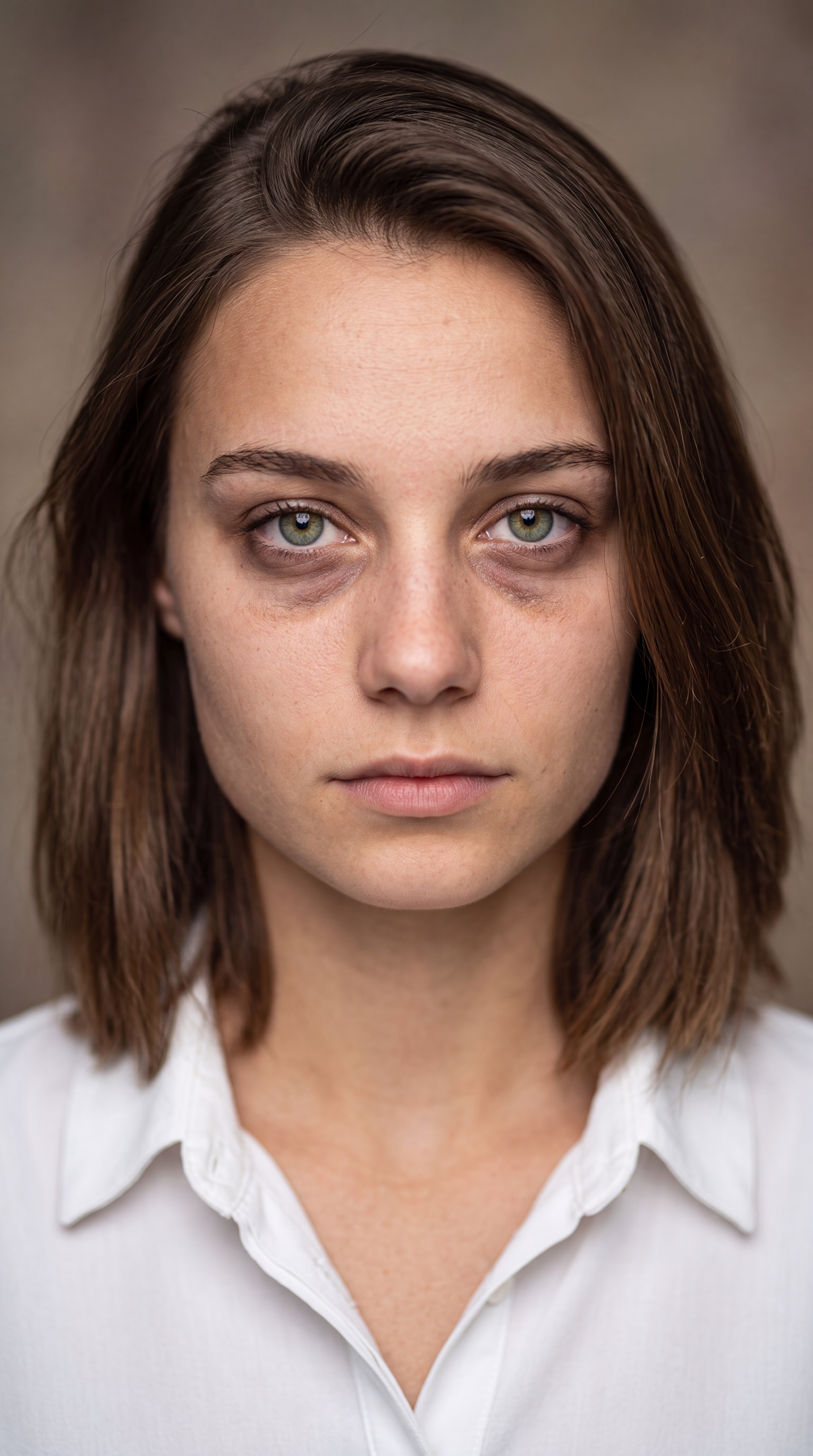 Before dark circles removal photo