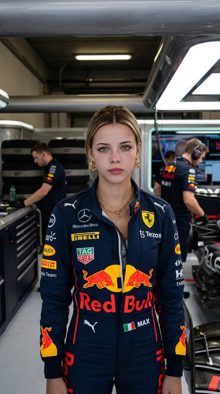 Team Garage Driver Intro AI Portrait