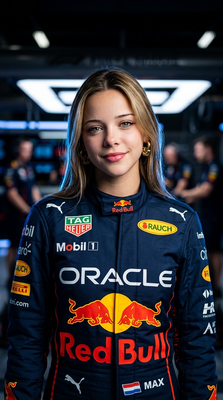 F1 Driver Social Avatar AI Photo