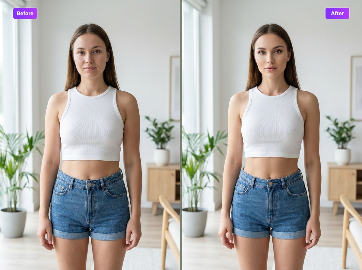 Face And Body Editor female result