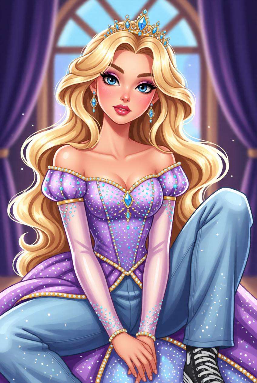 Princess Cartoon Character