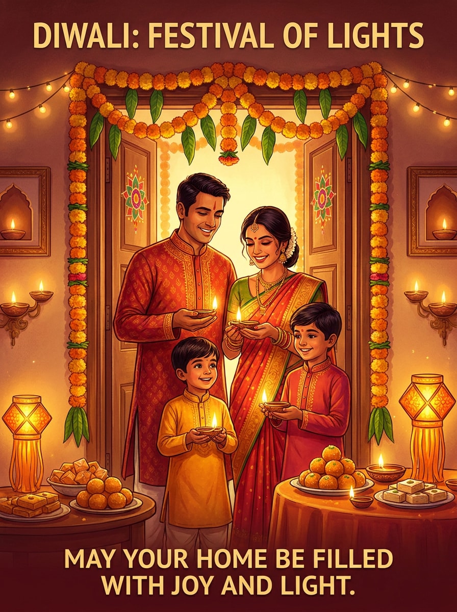 Family Celebration Scene