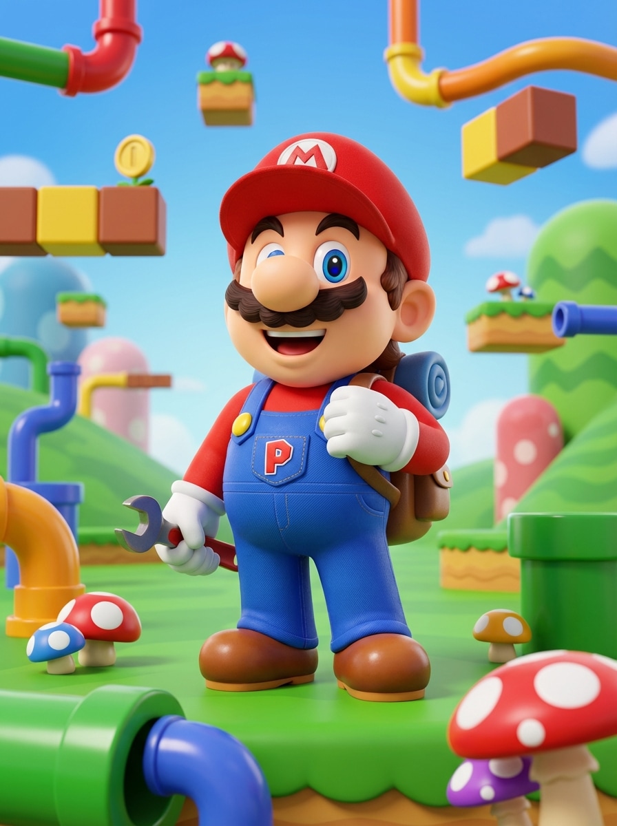 Family-Friendly 3D Mascot