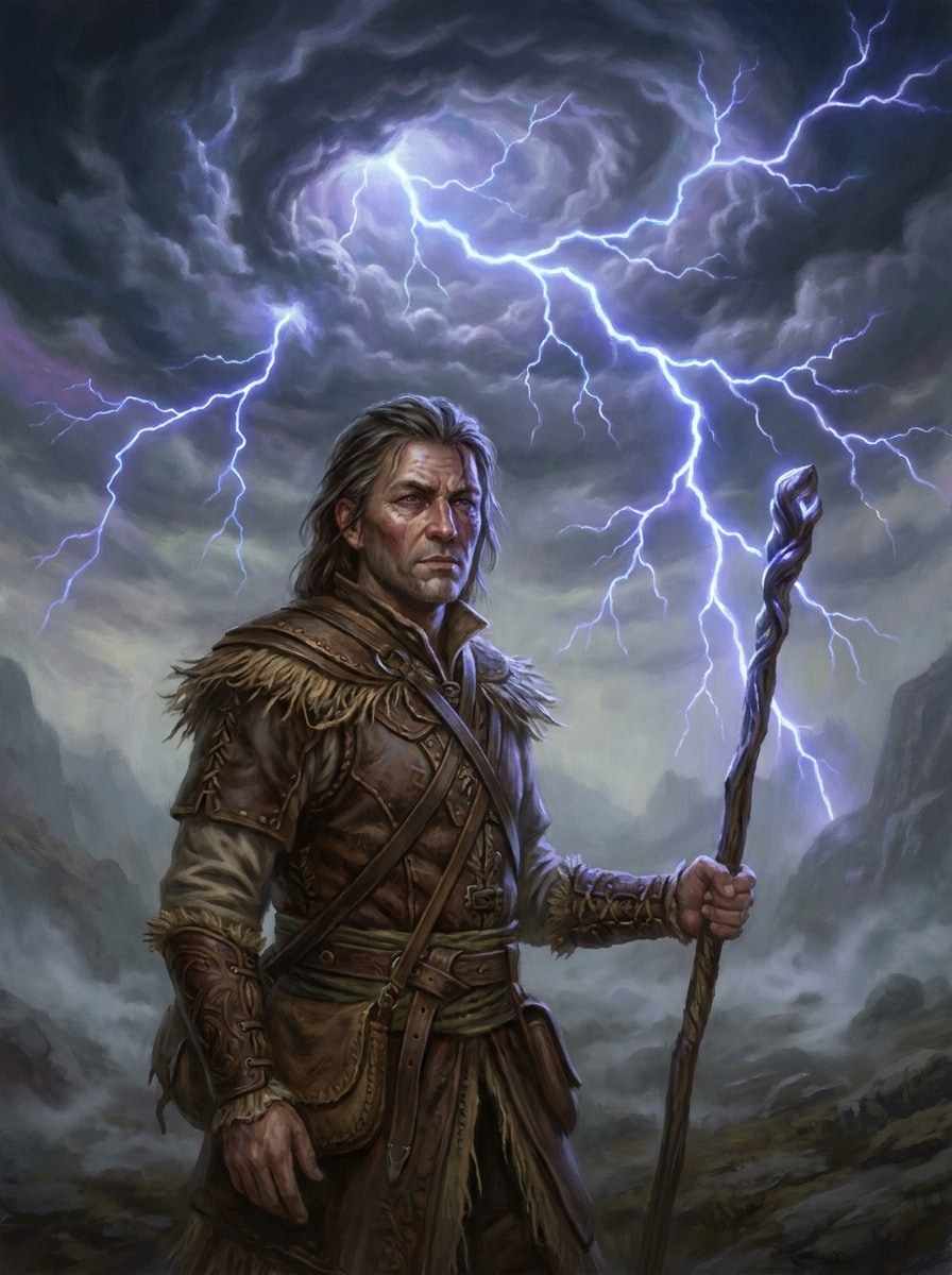 Fantasy Lightning Sky