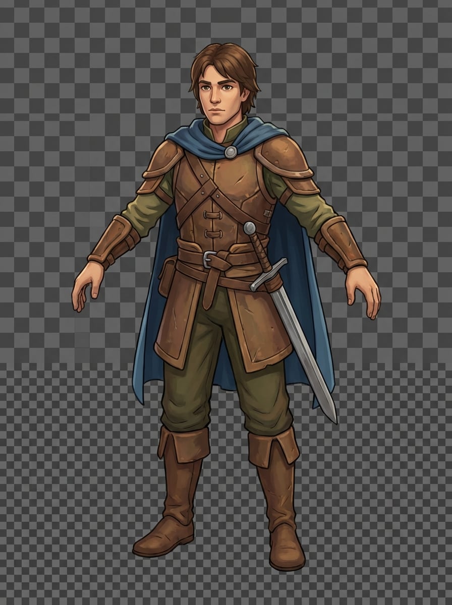 Fantasy RPG Hero Sprite