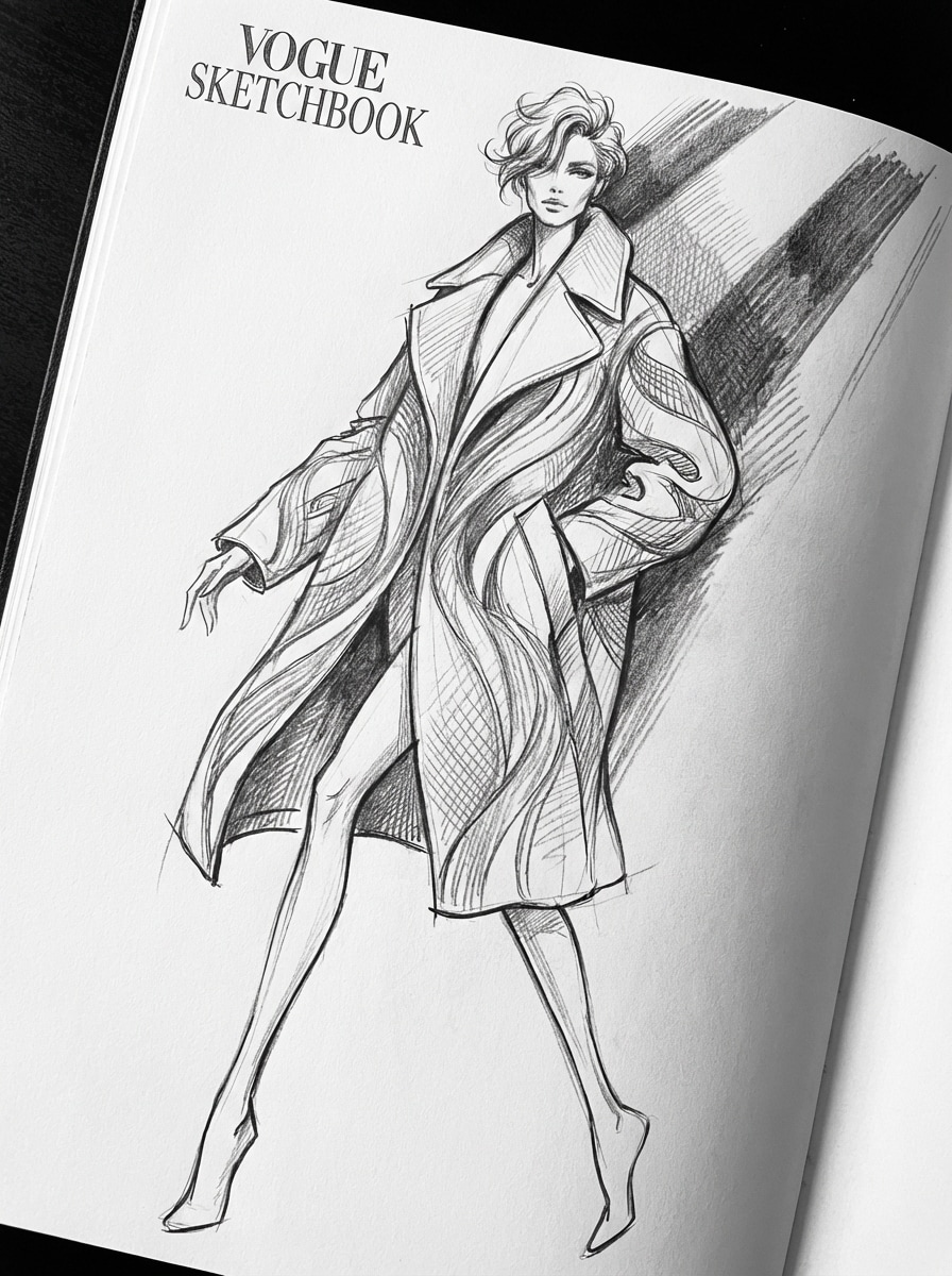 Fashion Editorial Sketch