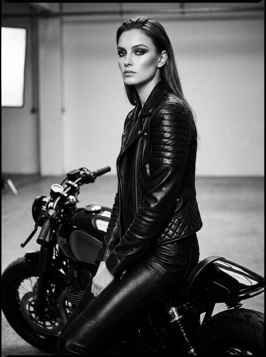 Female Biker Editorial