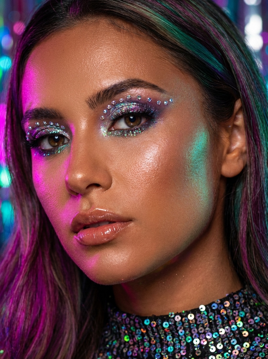 Festival Glitter Makeup