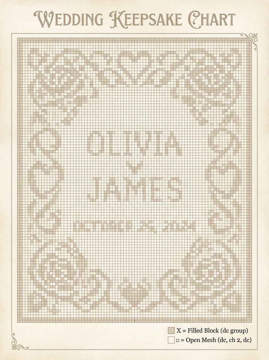 Name and Date Filet Keepsake