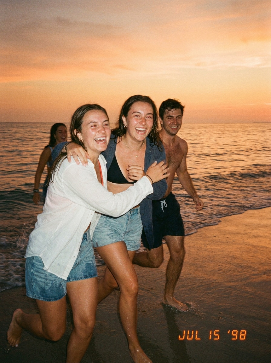 Film Camera Orange Date