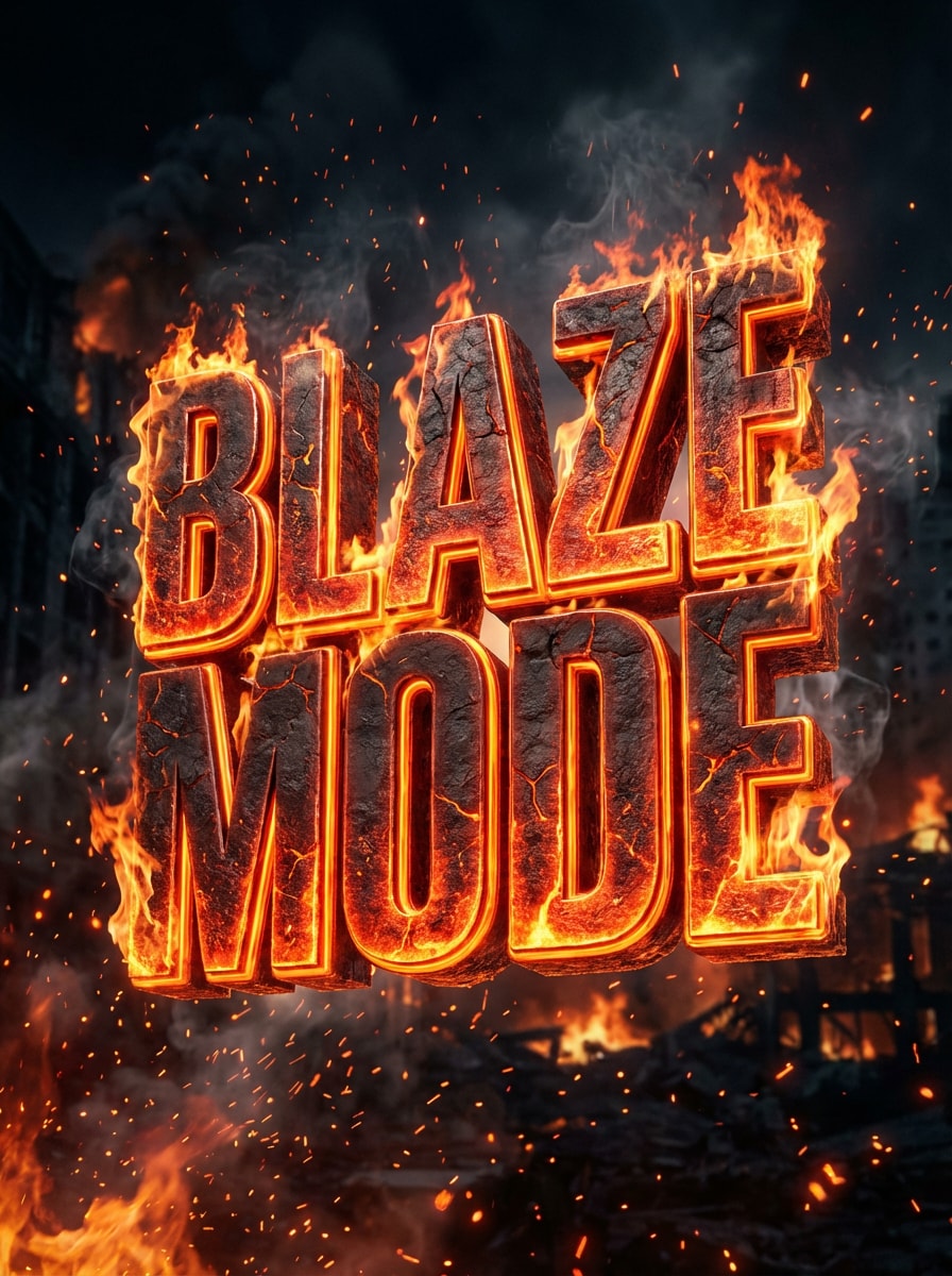 Fire Text Effect