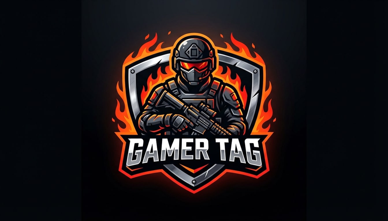 Flaming Soldier Esports Badge