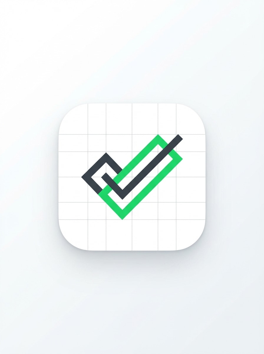 Flat Geometric Android Icon