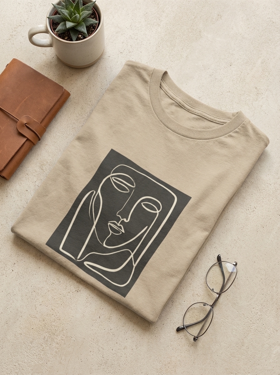 Flat Lay Branding Tshirt Mockup