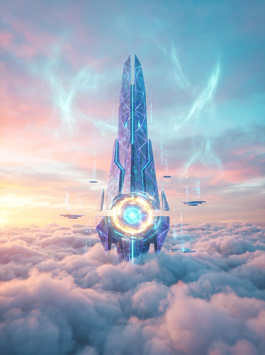 Floating AI Tower