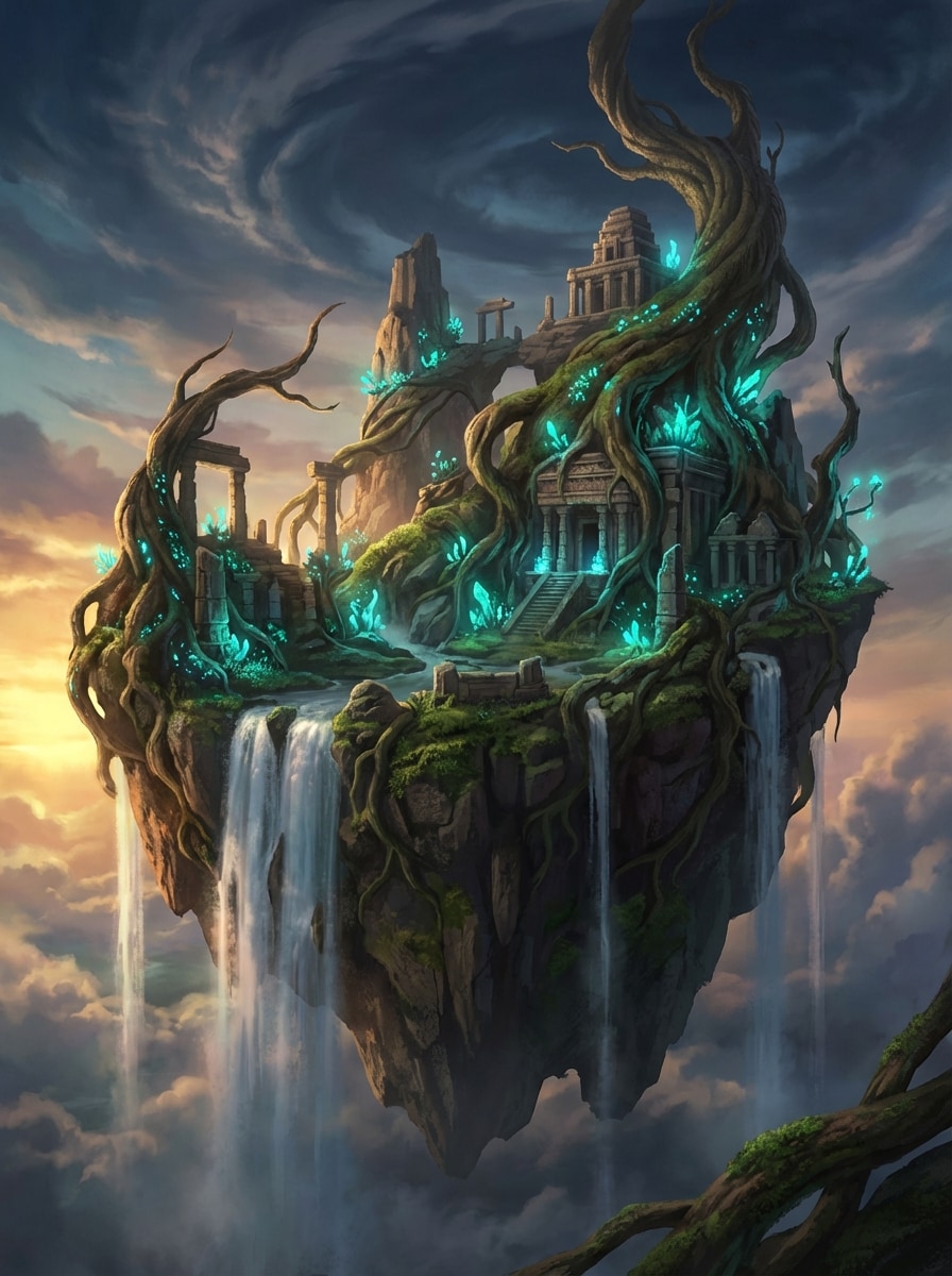 Floating Island Fantasy