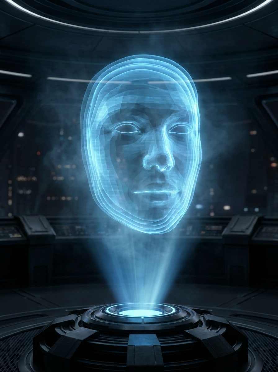 Floating Projection Face
