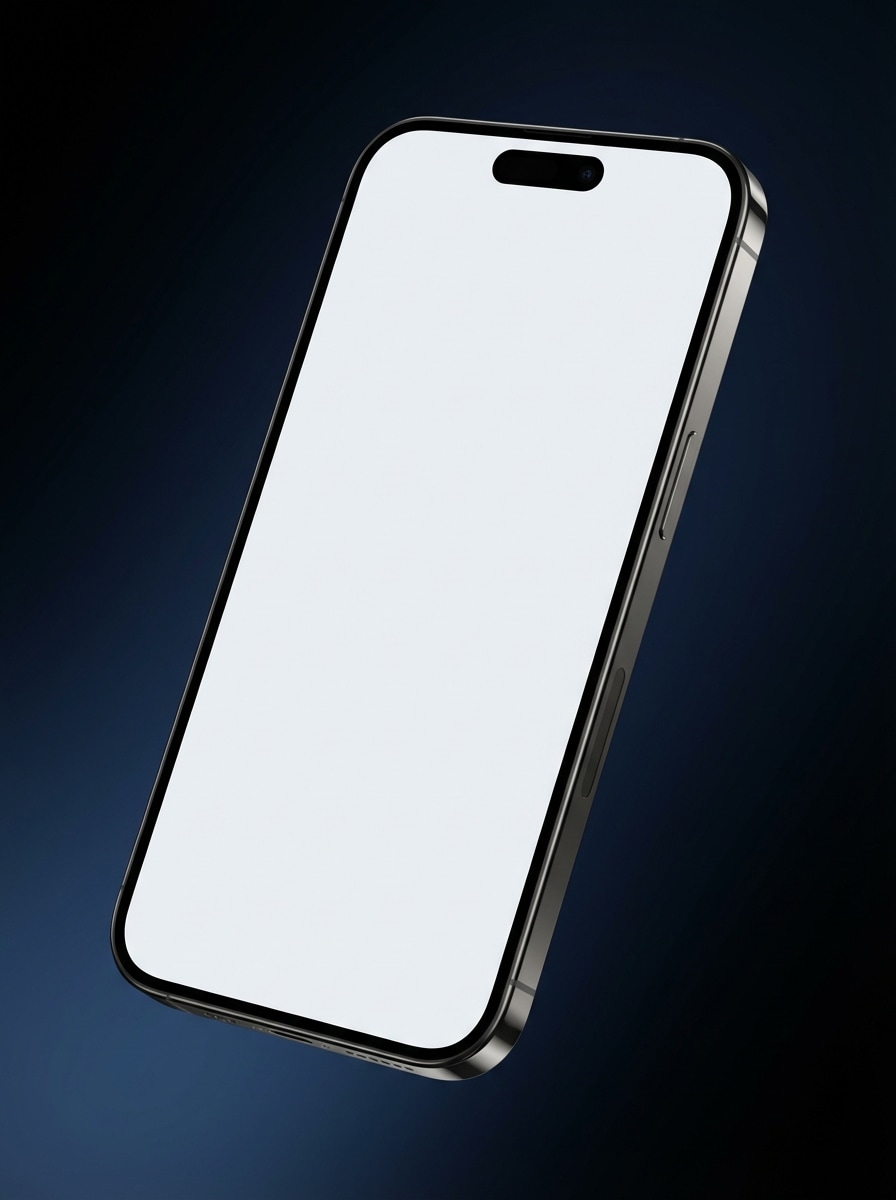 Floating Smartphone Studio Render