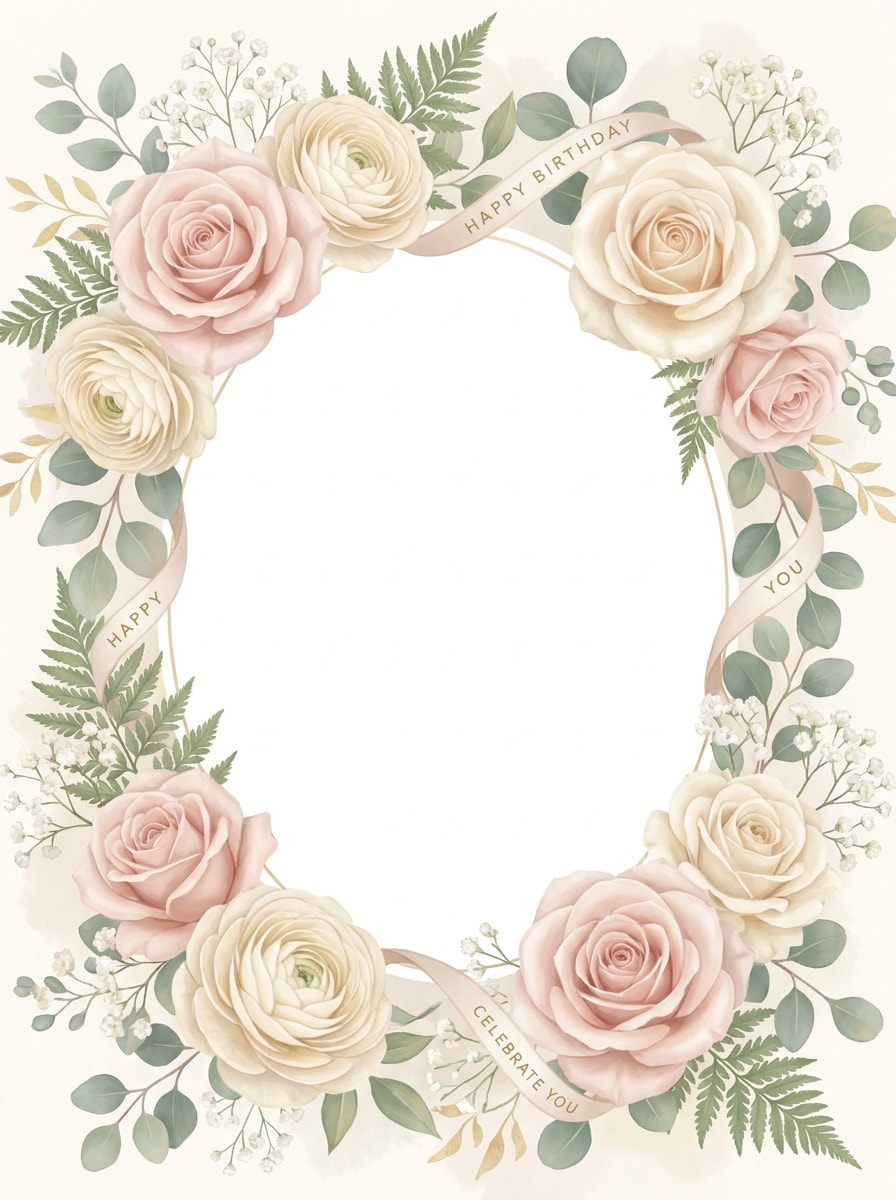 Floral Pastel Birthday