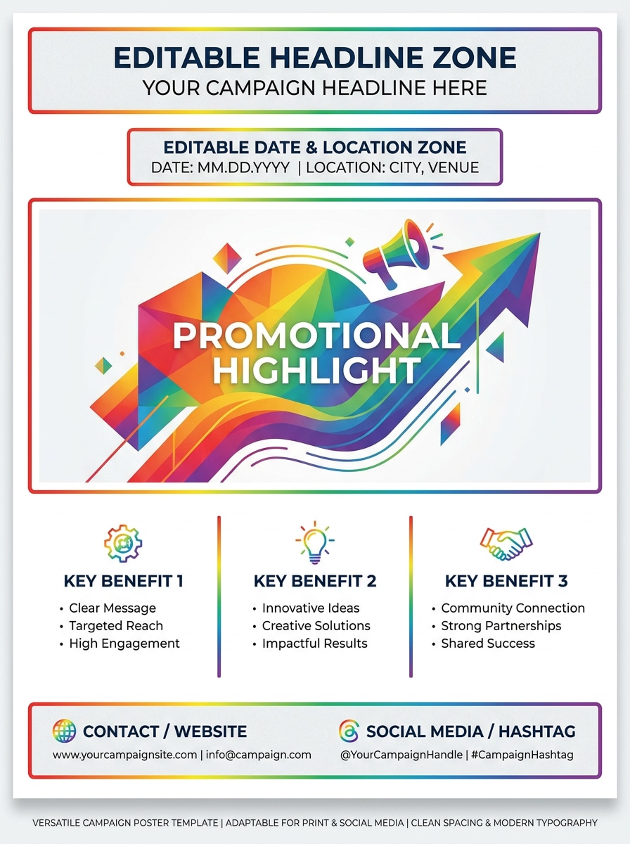 Flyer-to-Poster Campaign Set