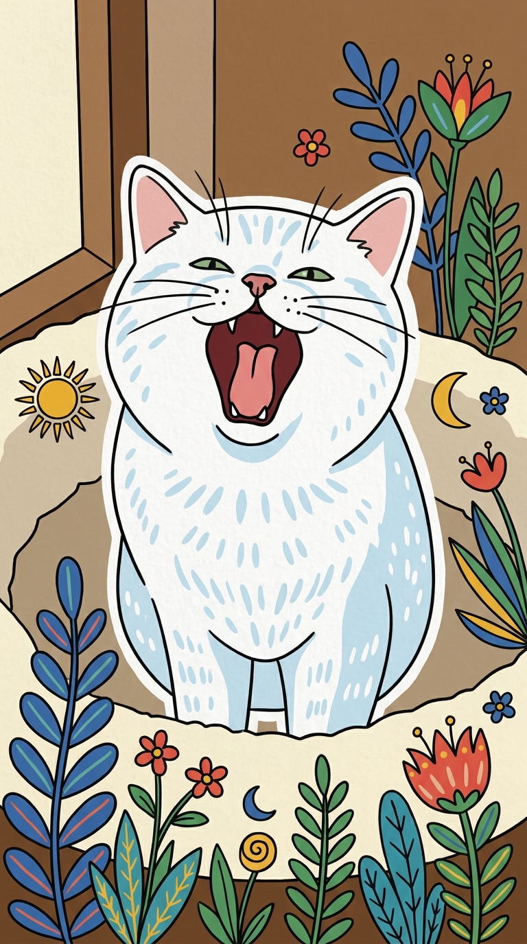 travel photo to folk art illustration prompt