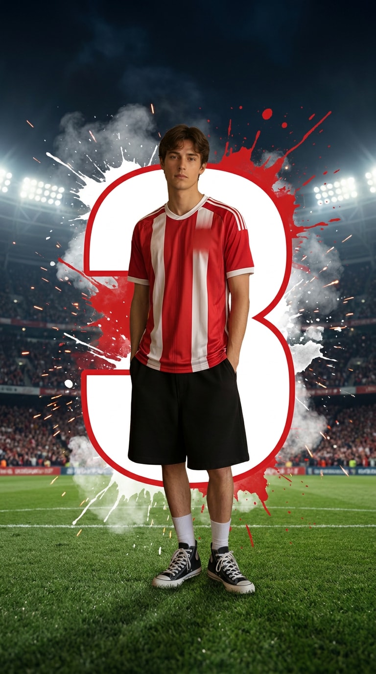 Football tournament countdown poster prompt
