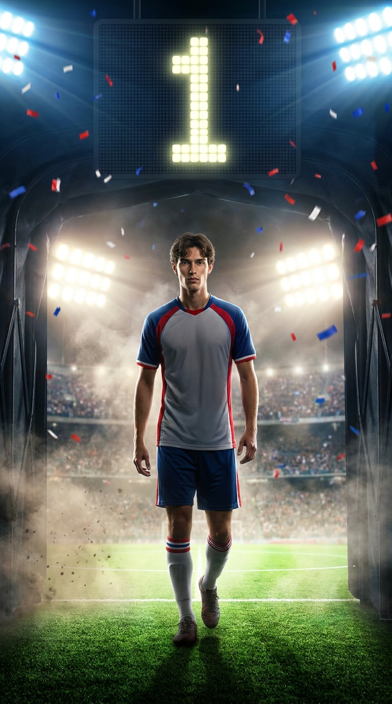 Matchday countdown football poster prompt