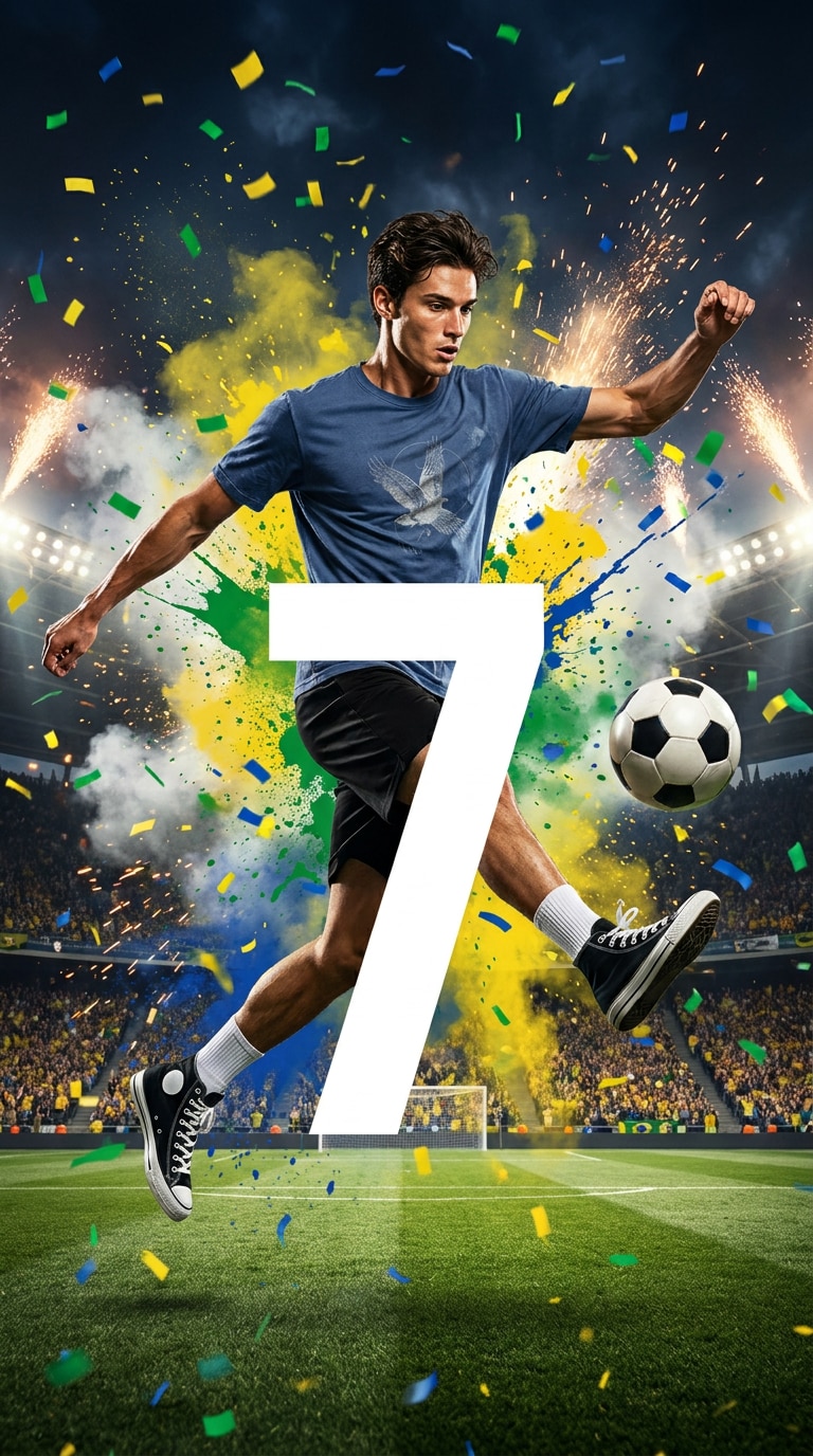 Football poster countdown AI image prompt