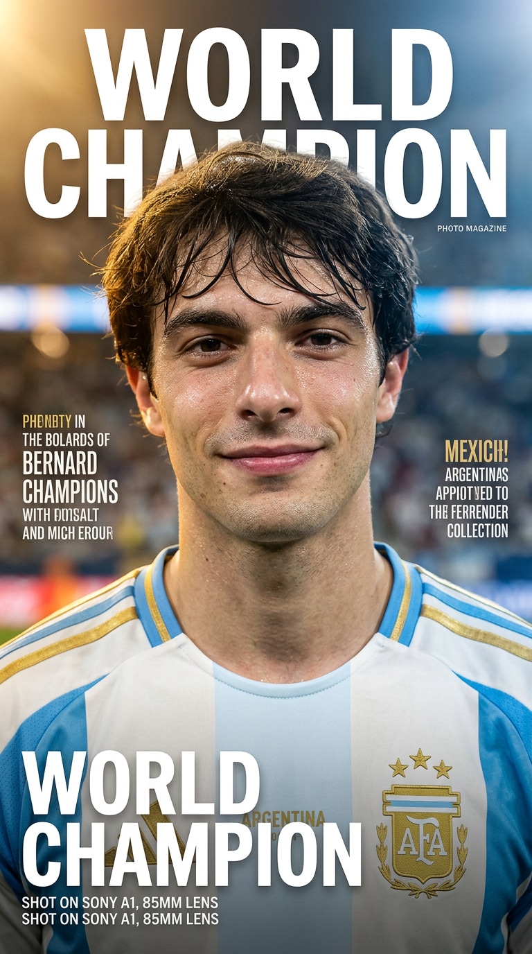Collector cover football portrait prompt