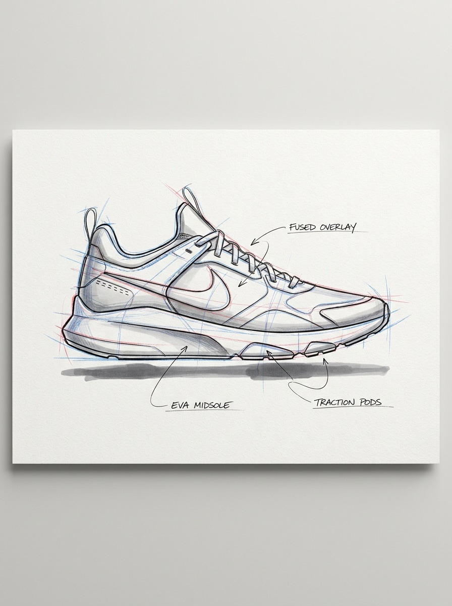 Footwear Design Sketch