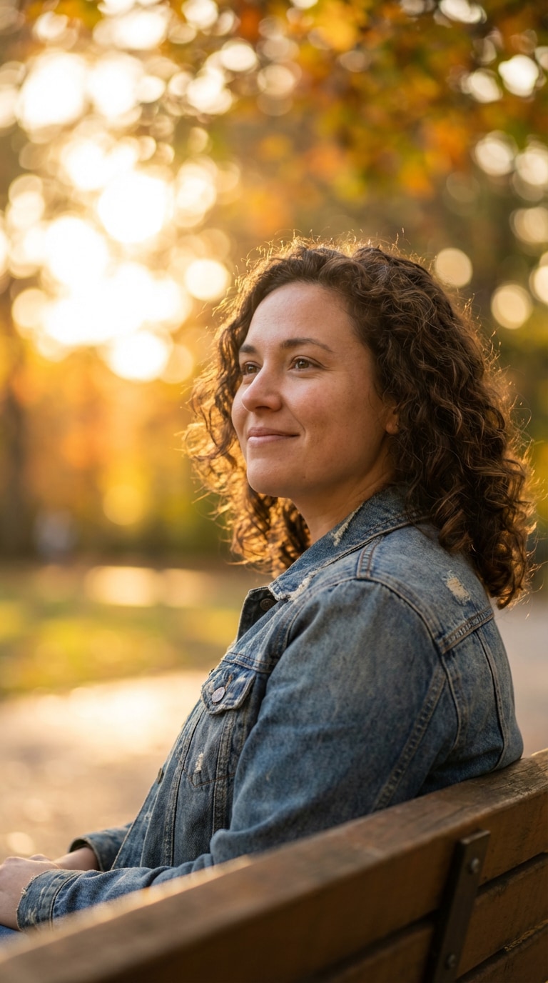 free ai background generator example outdoor portrait background