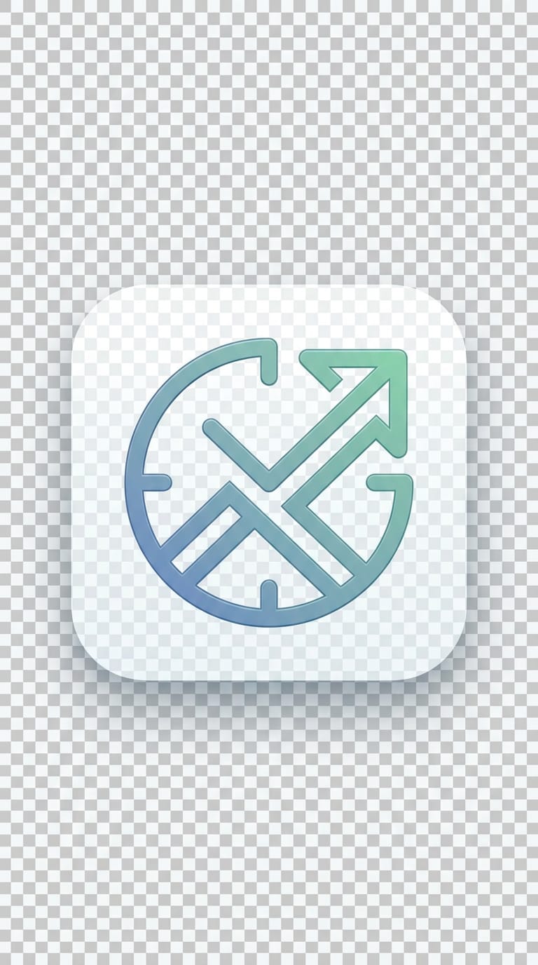 free ai icon generator example minimalist productivity app icon