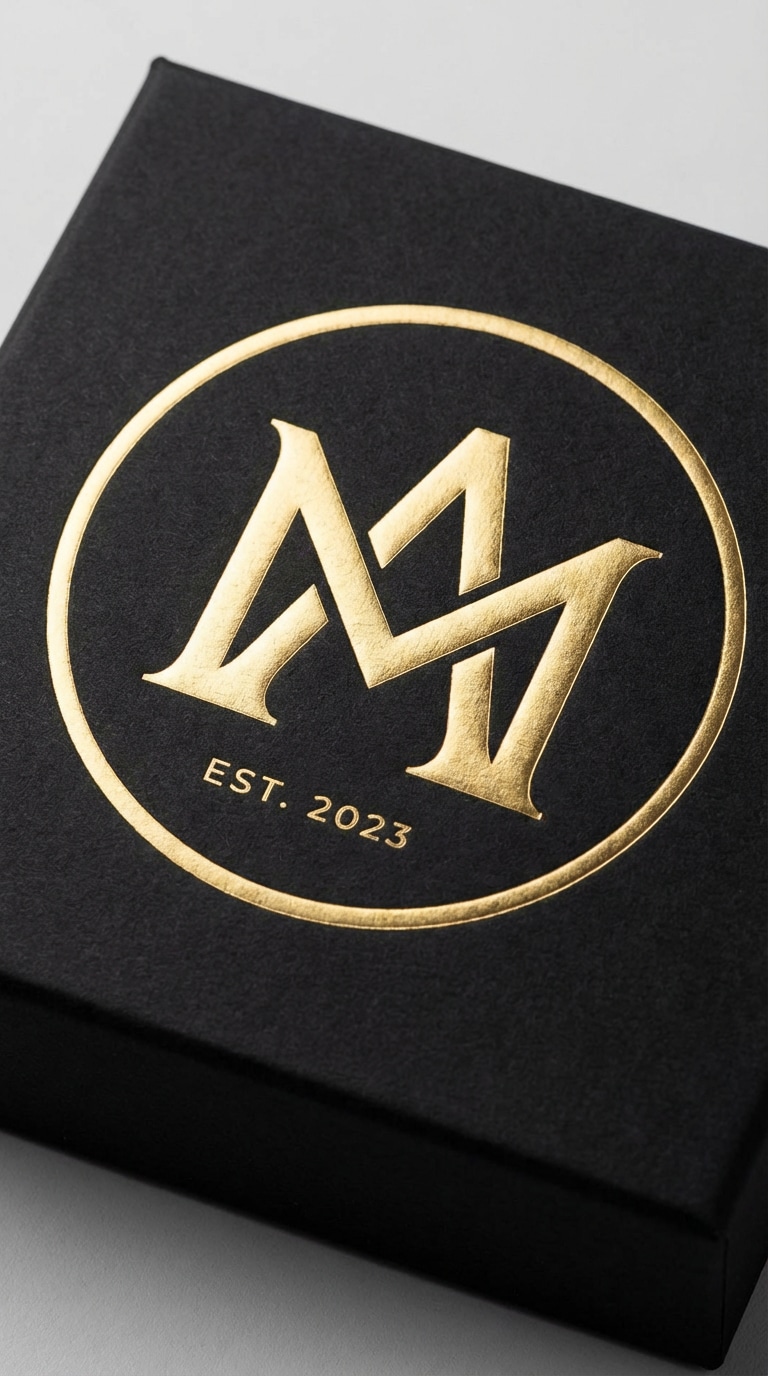 free ai icon generator example luxury brand monogram icon