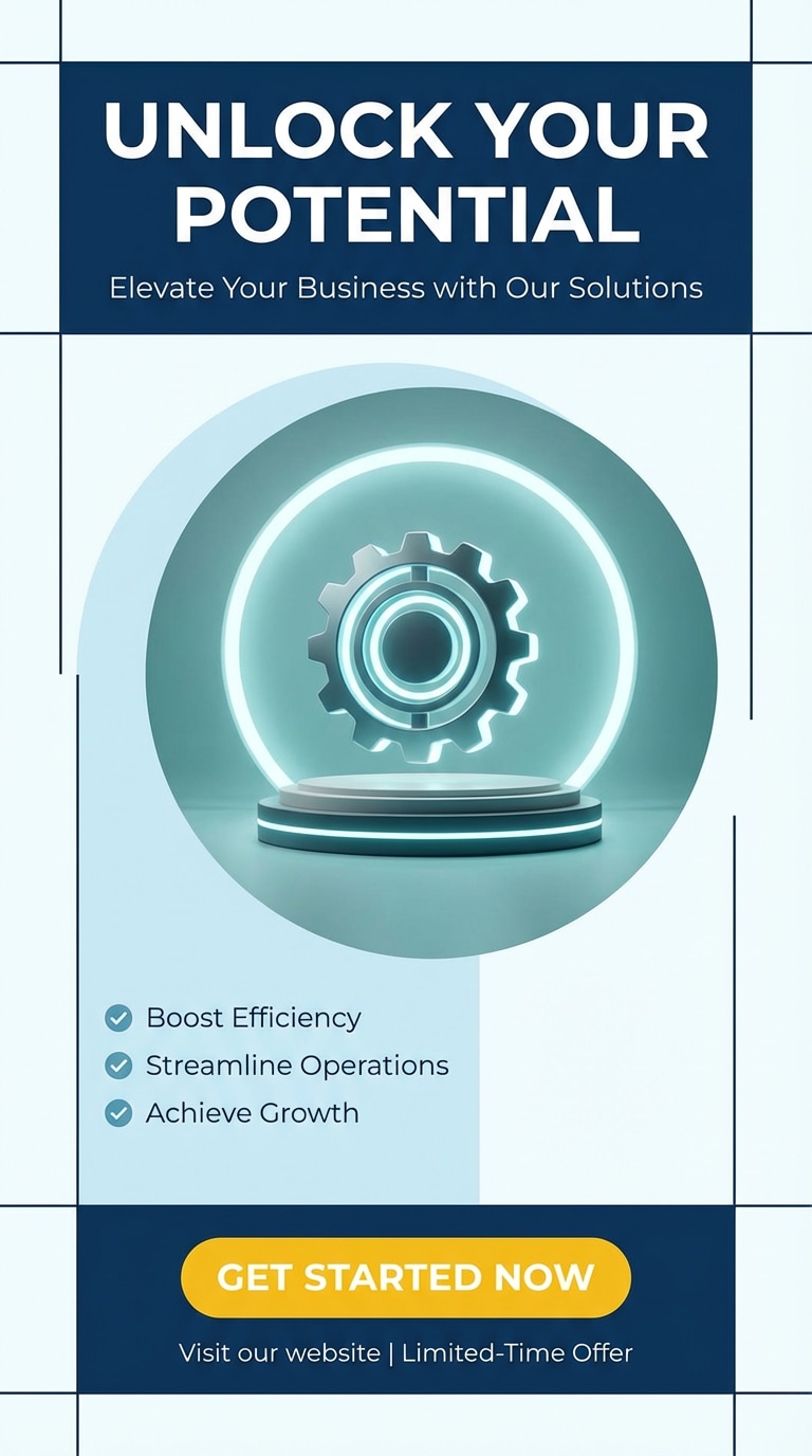 free ai poster generator example business promotion poster