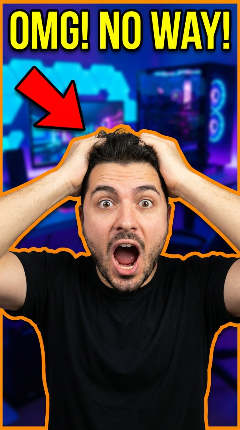 free ai thumbnail generator example reaction video thumbnail