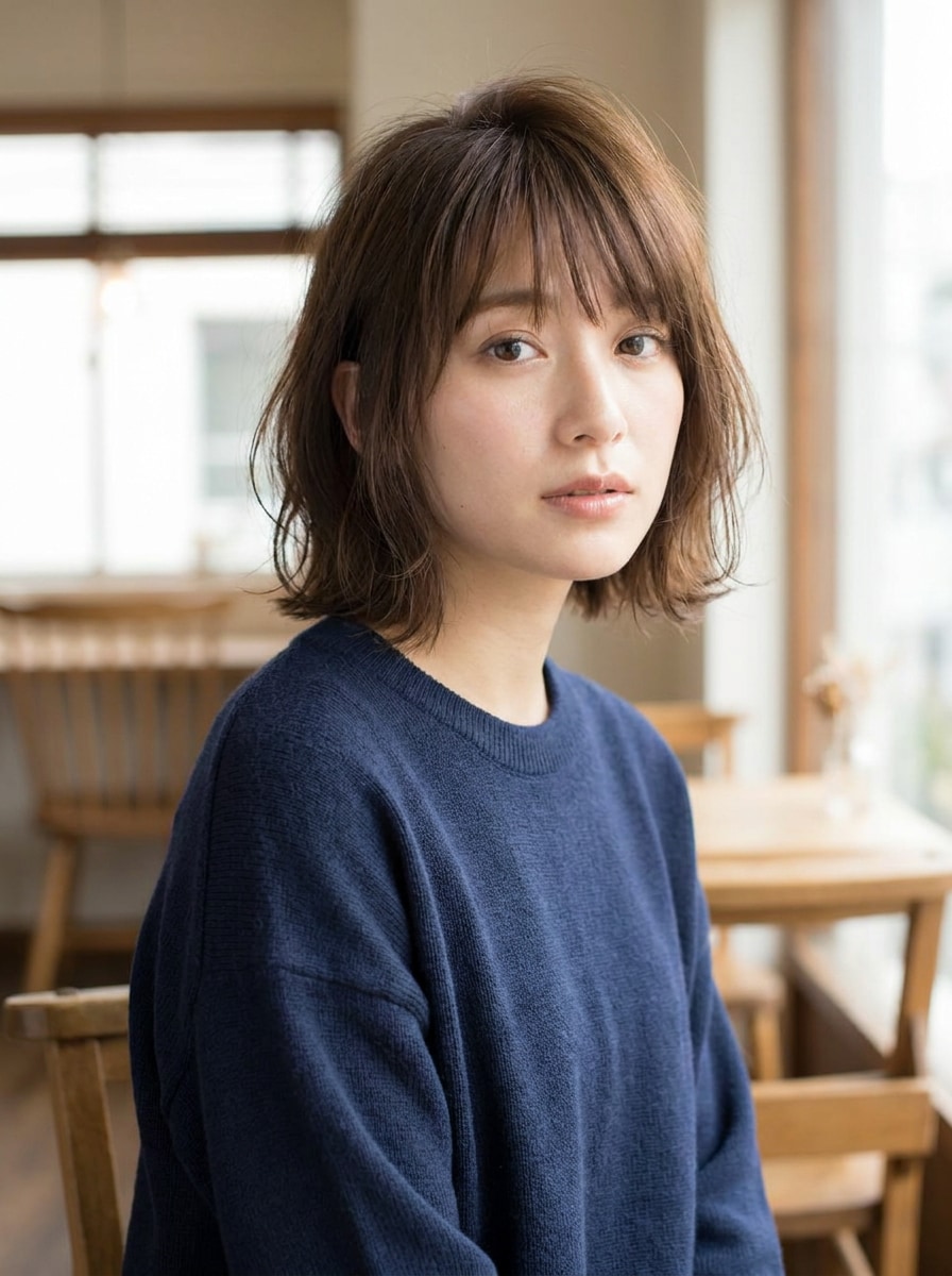 French Bob with Soft Bangs