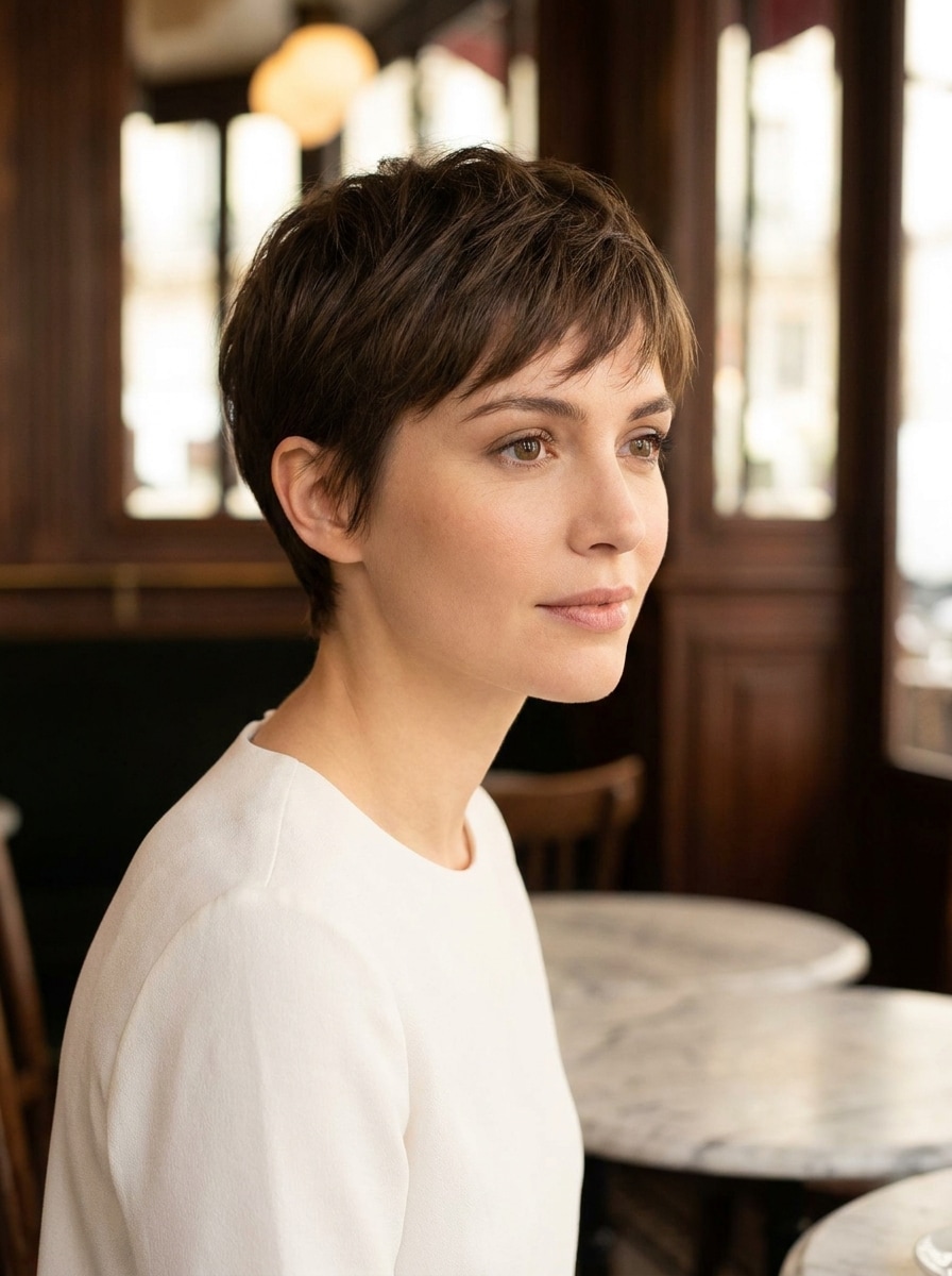 French-Inspired Pixie Crop